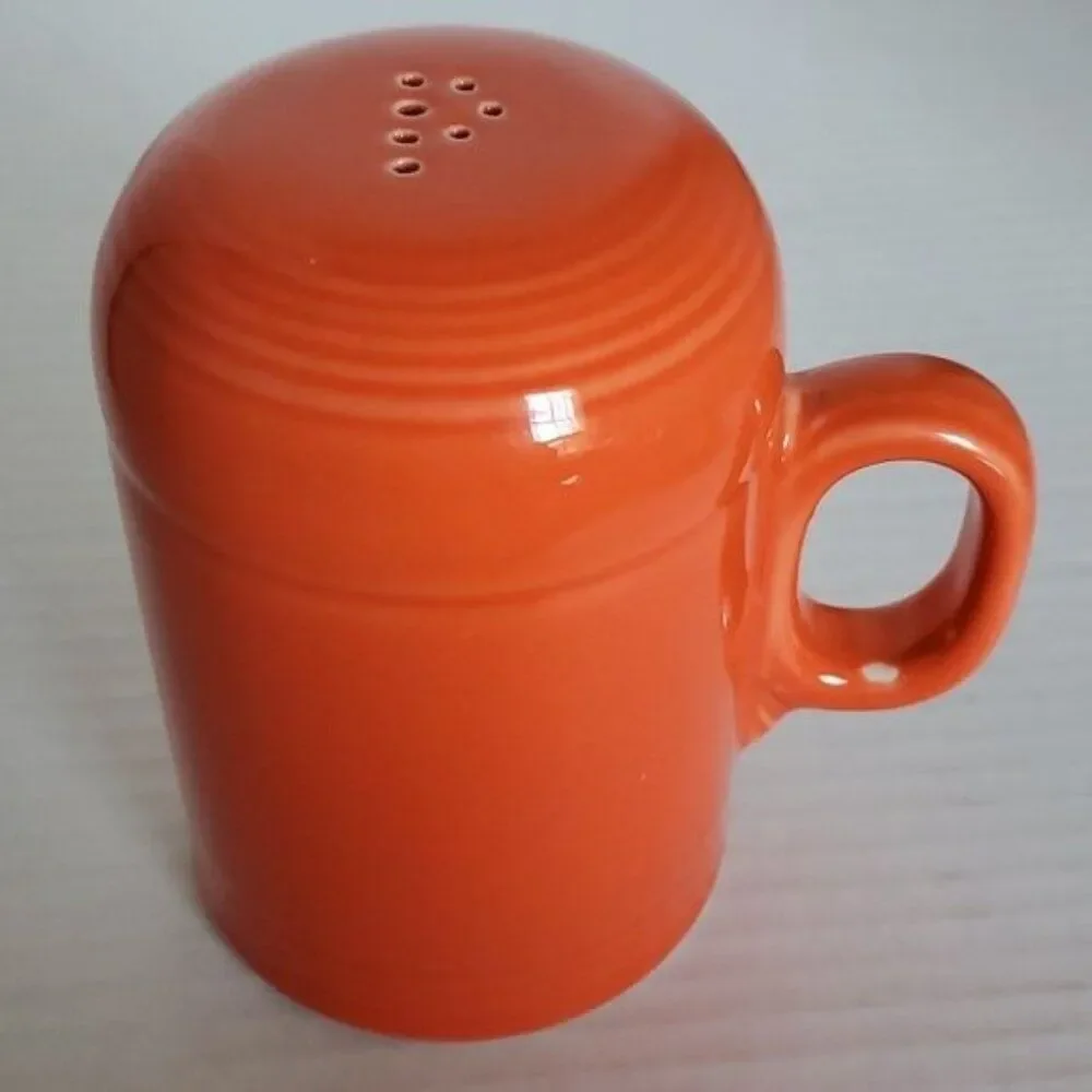 Fiestaware Fiesta Pepper Shaker Extra Large Range Ceramic Container Poppy Orange
